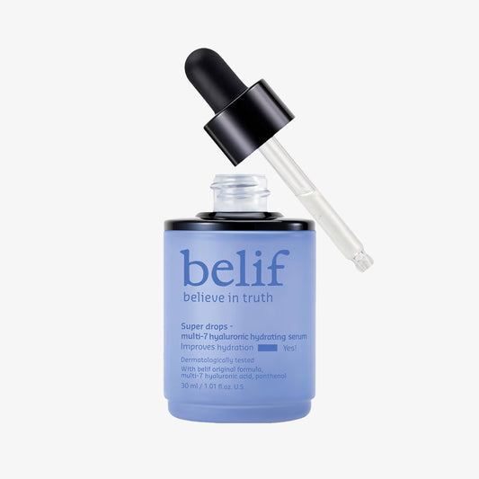 belif Super drops - multi-7 hyaluronic hydrating serum