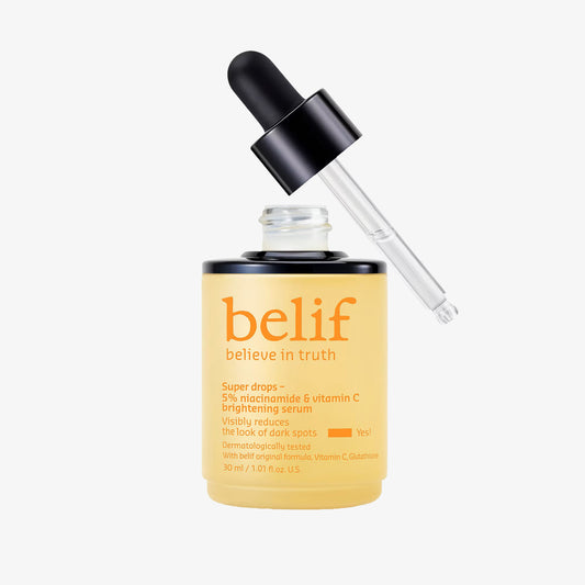 belif Super drops - 5% niacinamide & vitamin C brightening serum