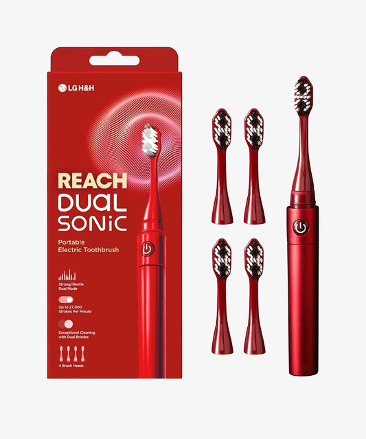 🎁 REACH Dual Sonic Electric Toothbrush - Red (100% off)