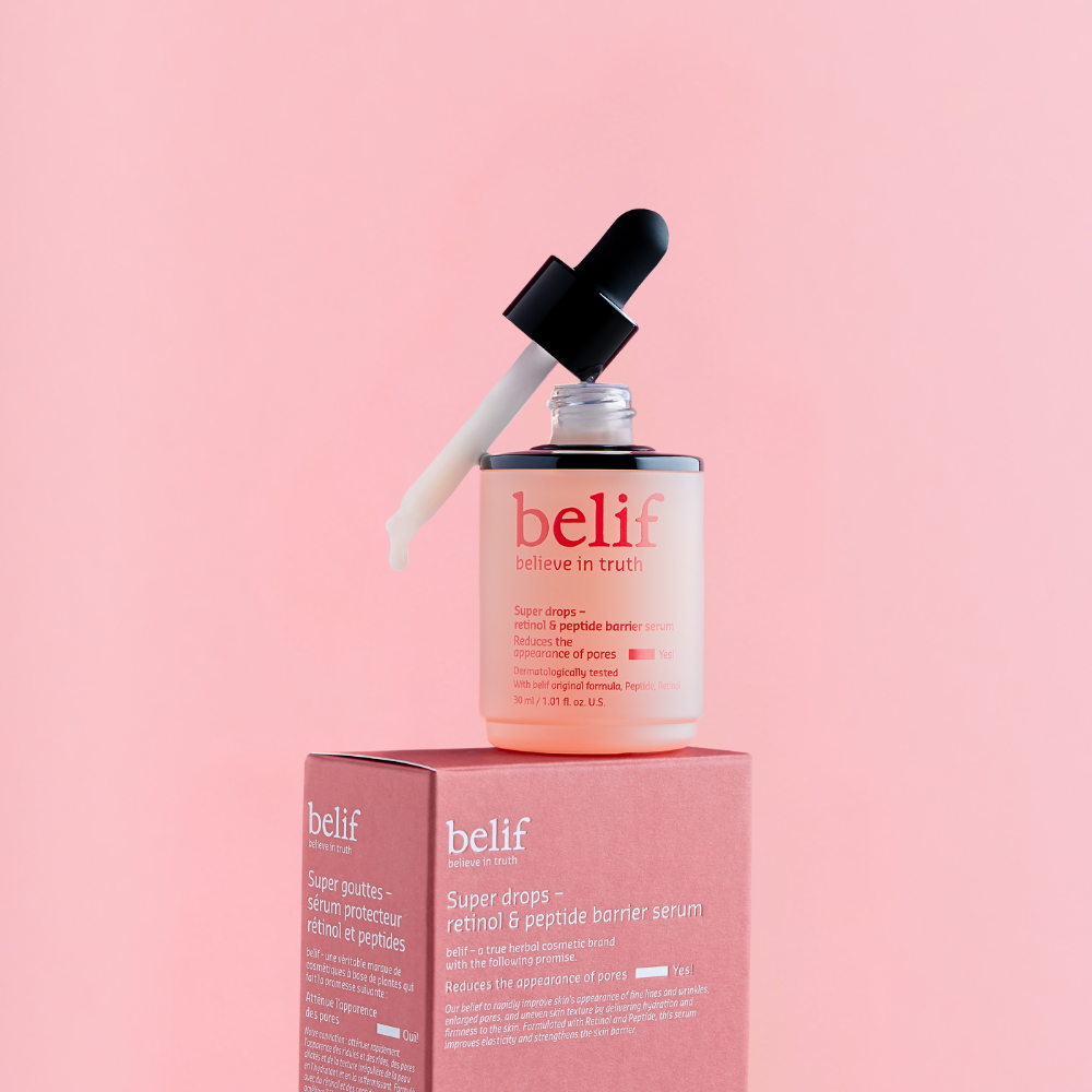 belif Super drops - Retinol & Peptide Barrier Serum