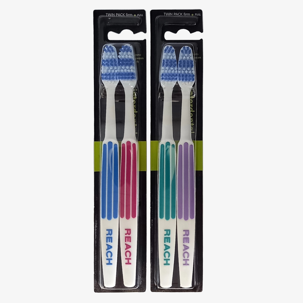 REACH Interdental Toothbrush - Firm Twin Pack