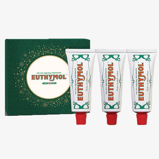 Euthymol Original Toothpaste Gift Box Set – Limited Edition (75ml x 3)