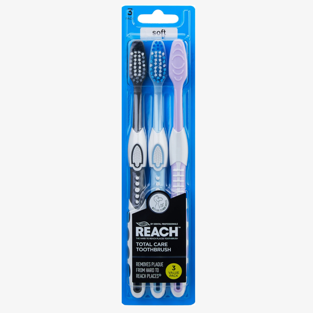 Reach Total Care toothbrush Soft-3 packs