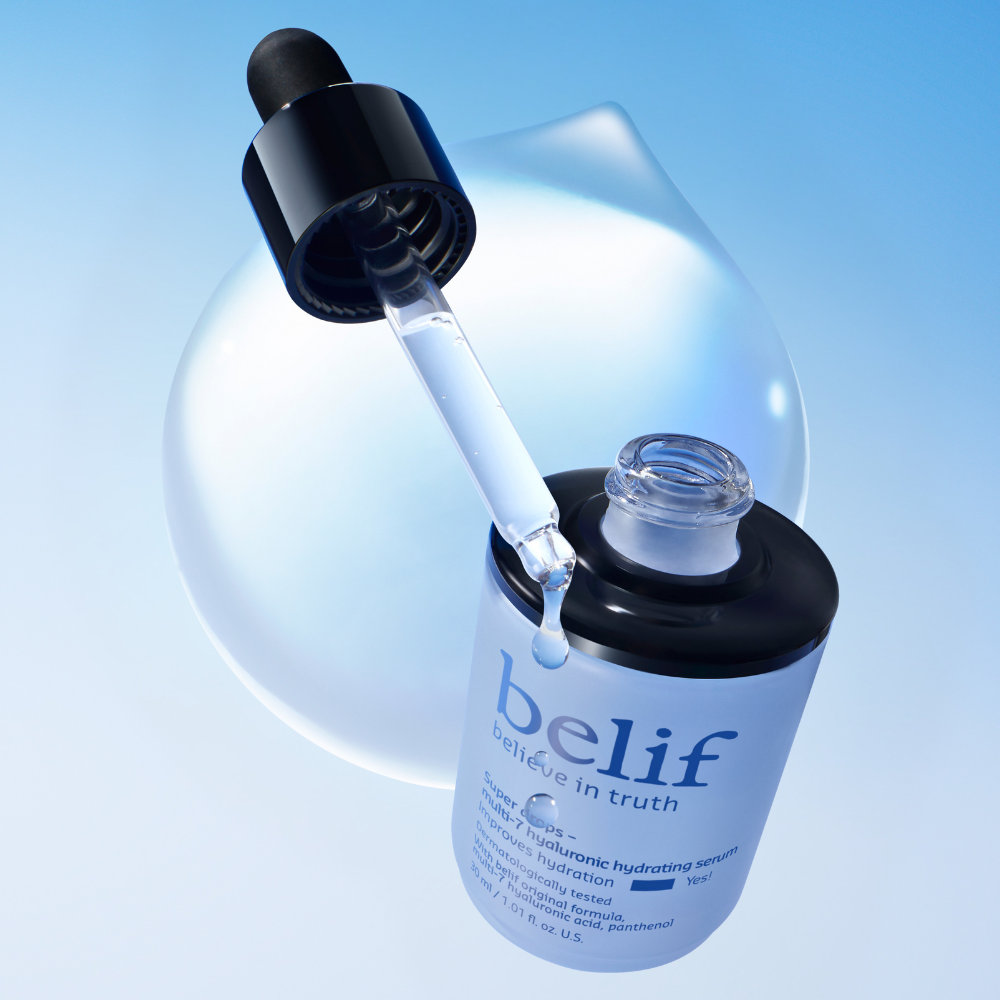 belif Super drops - Multi-7 Hyaluronic Hydrating Serum