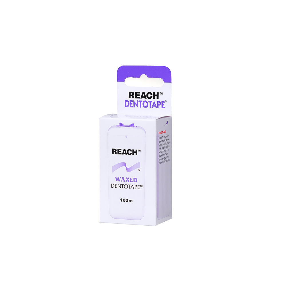 REACH Dentotape Waxed Floss 100m (Benelux)