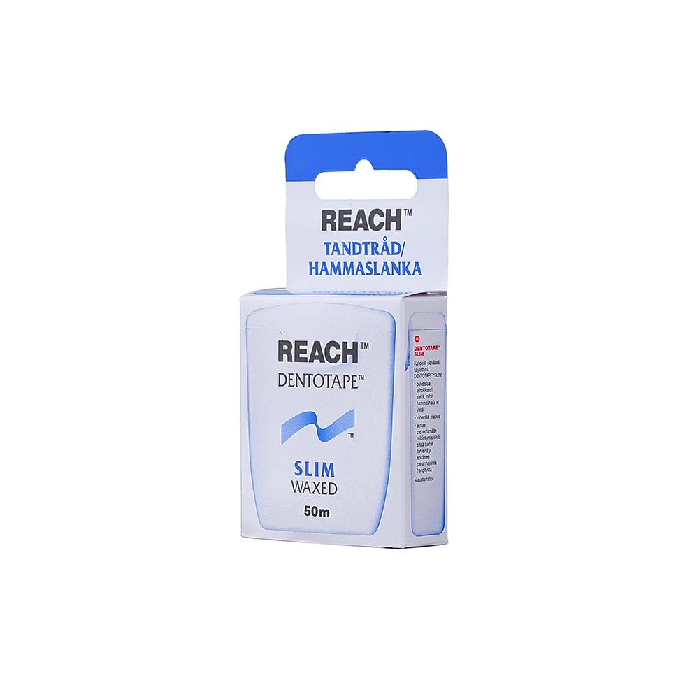 REACH Dentotape Slim Waxed Floss 50m