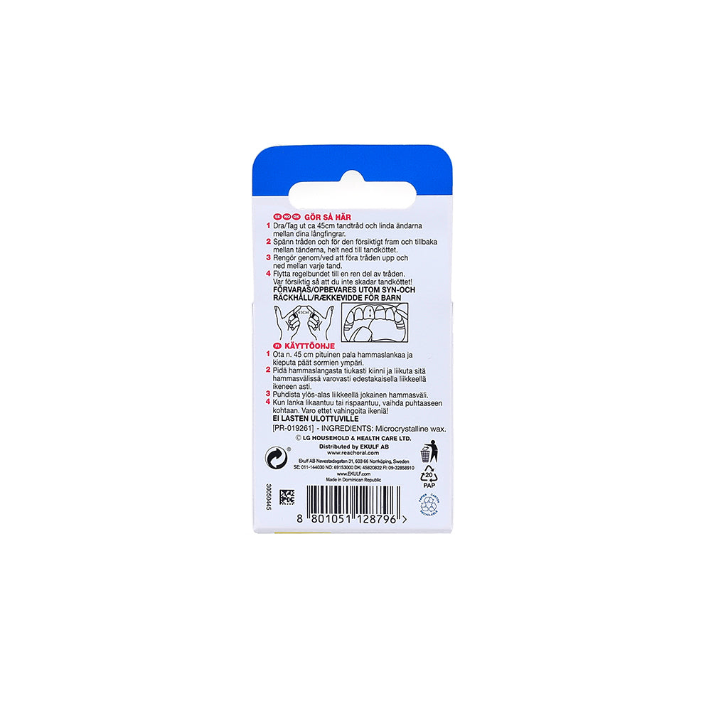 REACH Dentotape Slim Waxed Floss 50m