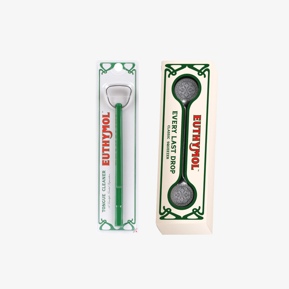 Euthymol Pro Oral Kit– (Tongue Cleaner + Toothpaste Squeezer)