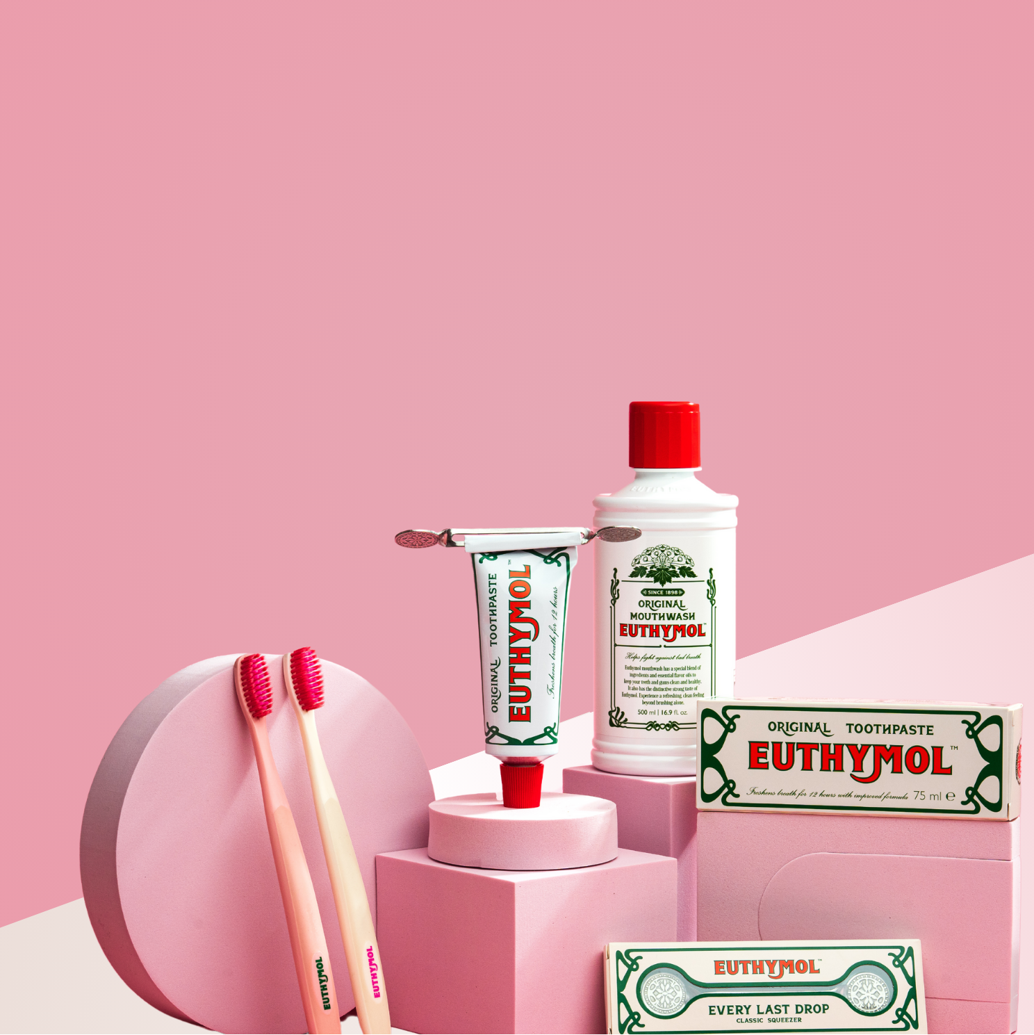 Euthymol Pro Oral Kit– (Tongue Cleaner + Toothpaste Squeezer)