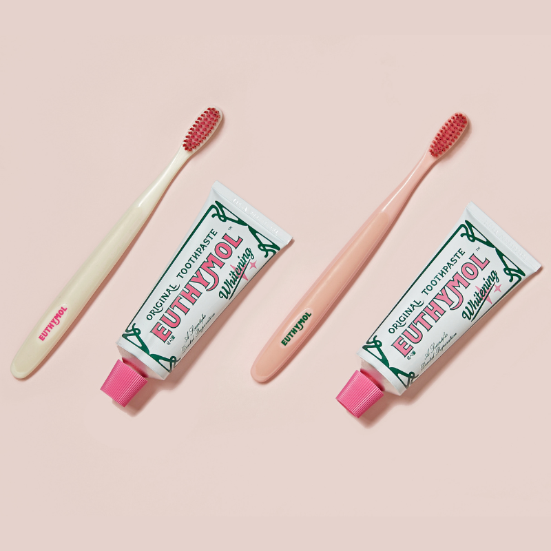 Euthymol Whitening Toothbrush（Pink)