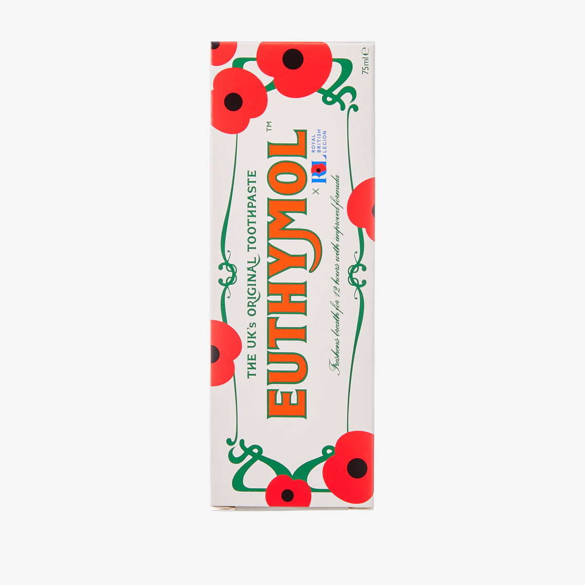 Euthymol Original Toothpaste - Poppy Edition