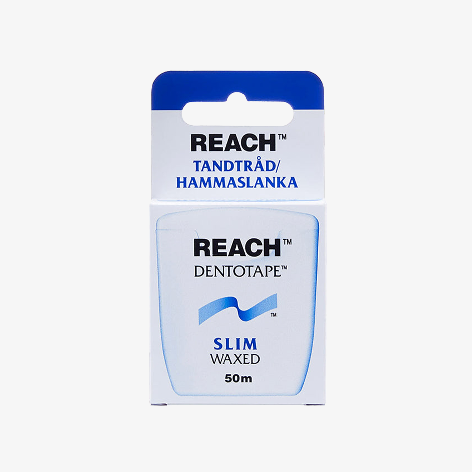 REACH Dentotape Slim Waxed Floss 50m