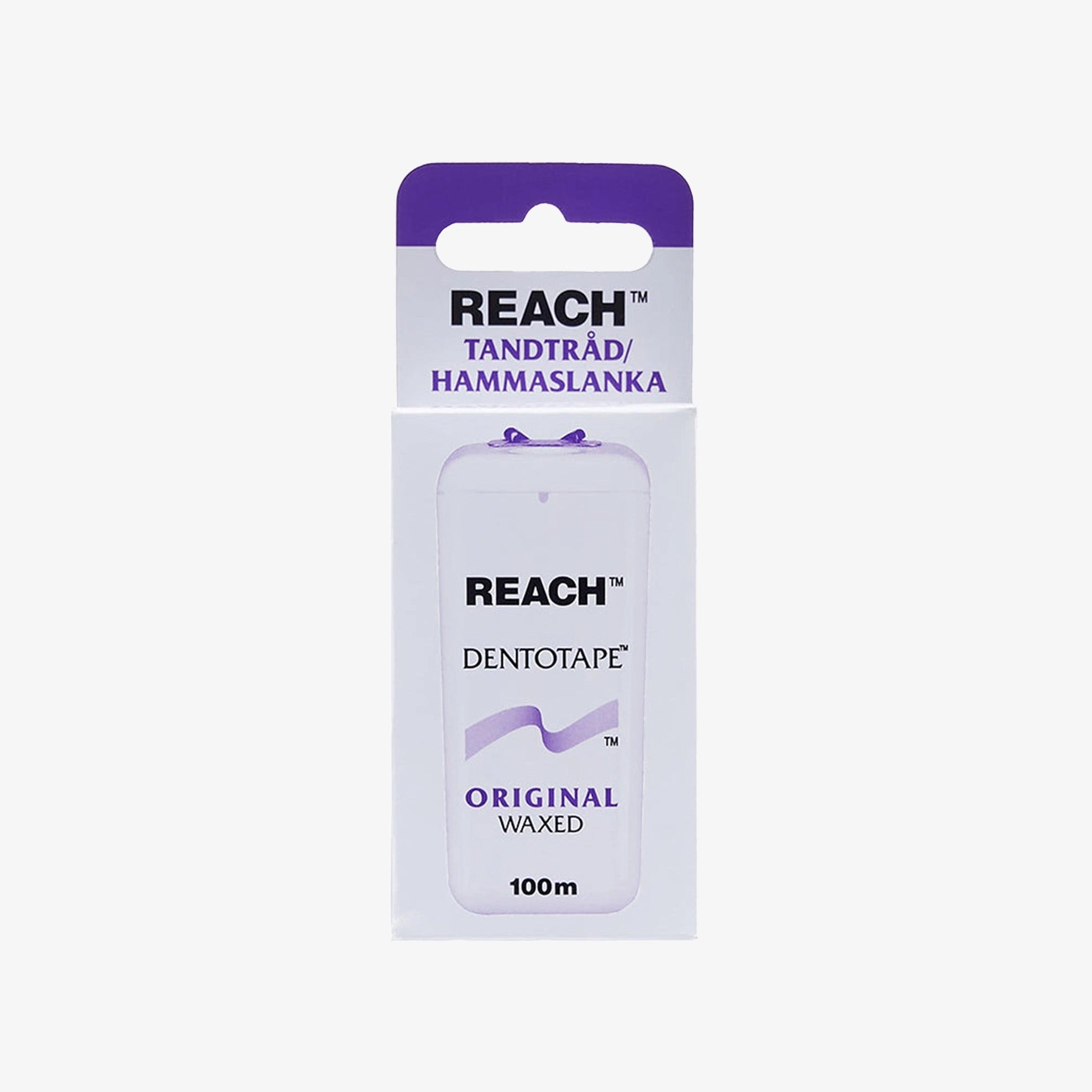 REACH Dentotape Original Waxed Floss 100m
