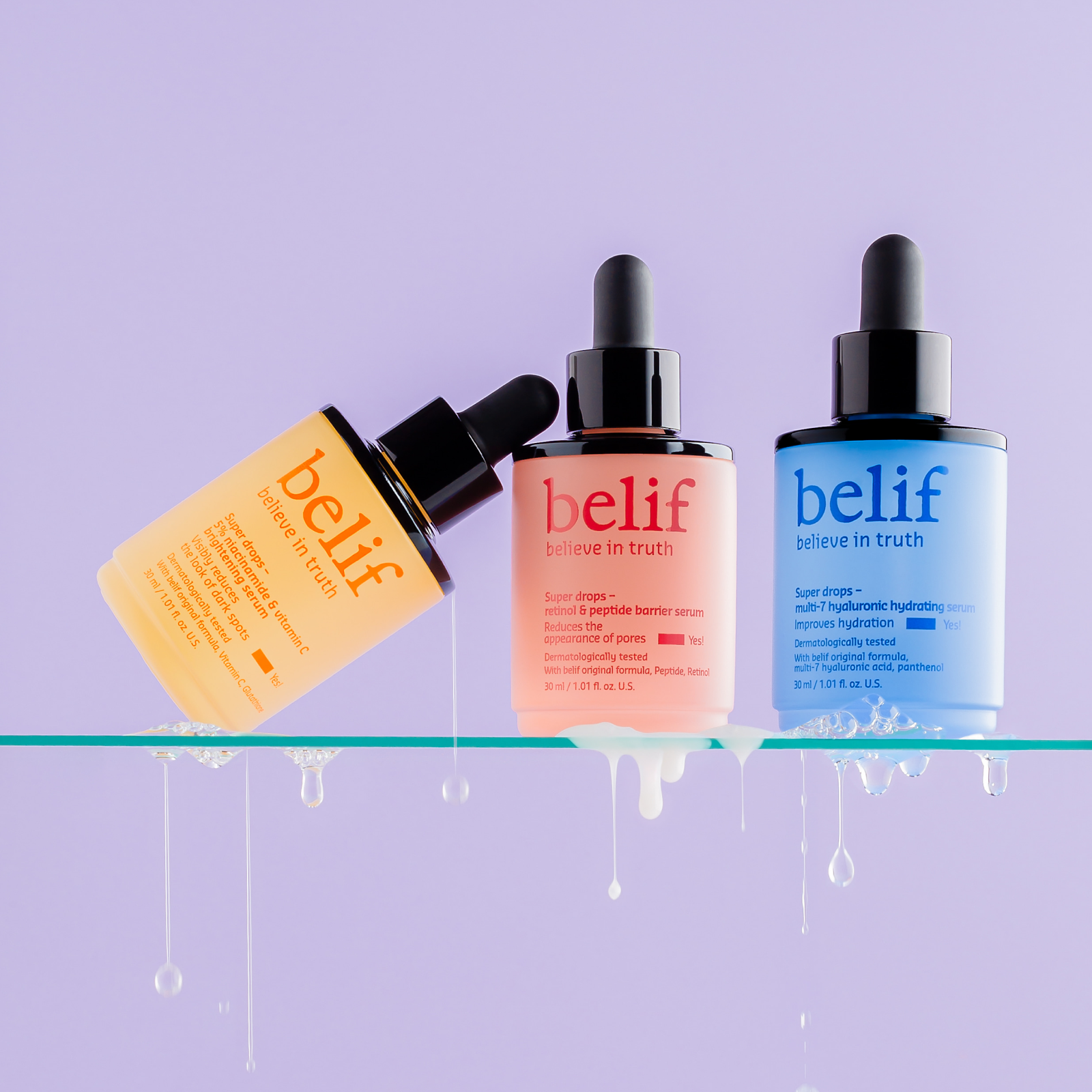belif Super drops - 5% Niacinamide & Vitamin C Brightening Serum