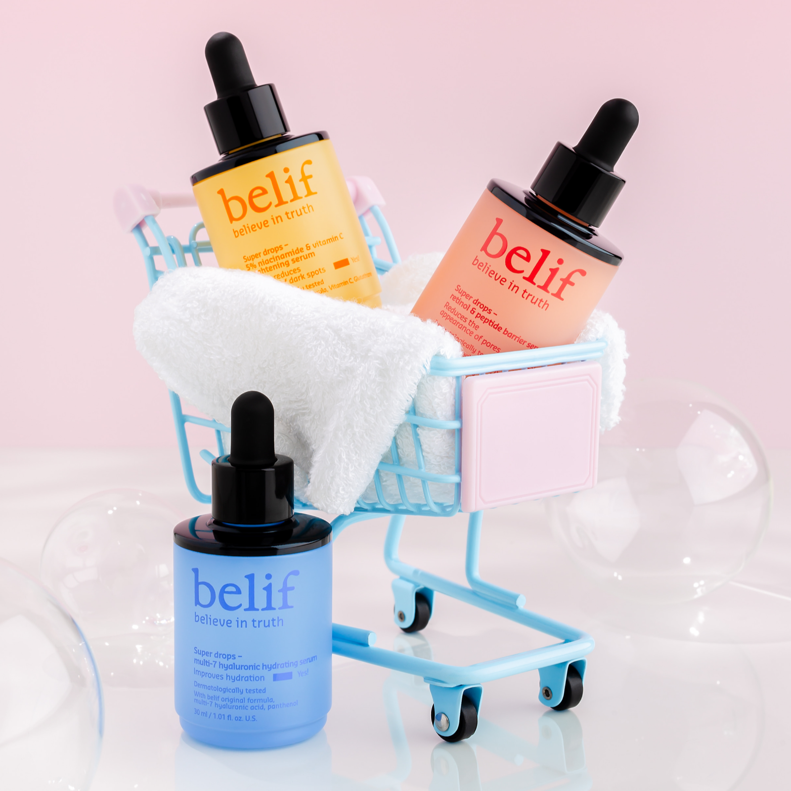 belif Super drops - Multi-7 Hyaluronic Hydrating Serum