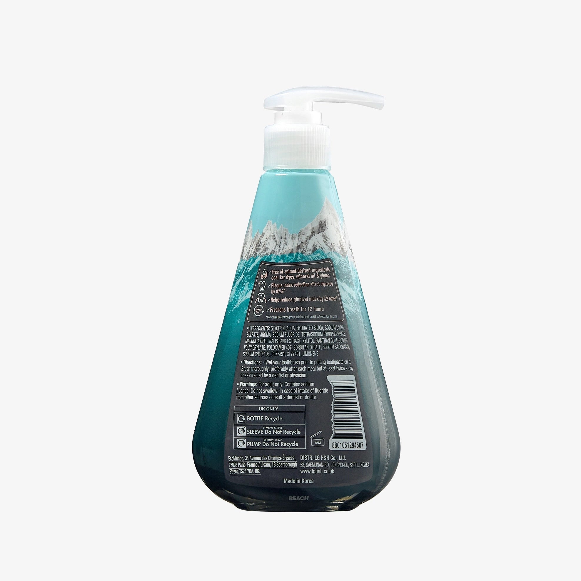REACH Himalaya Pumping Toothpaste- Ice Calming Mint 285g